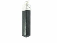 Black Tourmaline Pencil Pendant