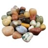 Mixed tumbled stones