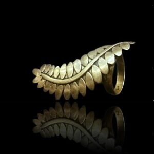 Pure 925 Silver Leaf Ring