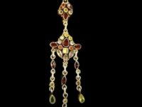 Multicoloured Silver Pendant
