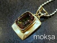 Mystic Topaz 925 Silver Pendant
