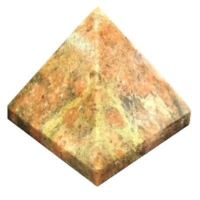 Unakite pyramid