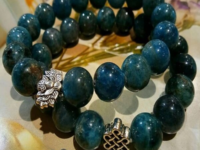 blue apatite bracelet
