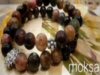 Multi Coloured Tourmaline Bracelet 8mm