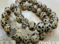 Dalmation Jasper 10mm bracelet