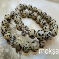 Dalmation Jasper 10mm bracelet