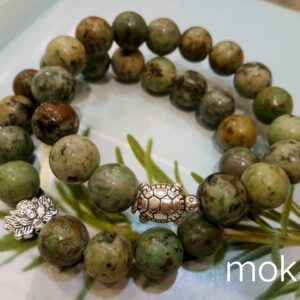 african-turquoise-bracelet-10mm-round-1pc