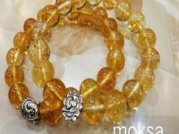 Citrine bracelet 10mm round