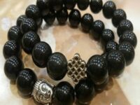 Obsidian 10mm round bracelet
