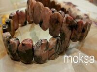 Rhodonite bracelet flat