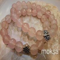 Rose quartz round faceted 10mm