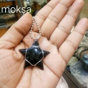 obsidian-star-pendant-wire-wrapped-1pc