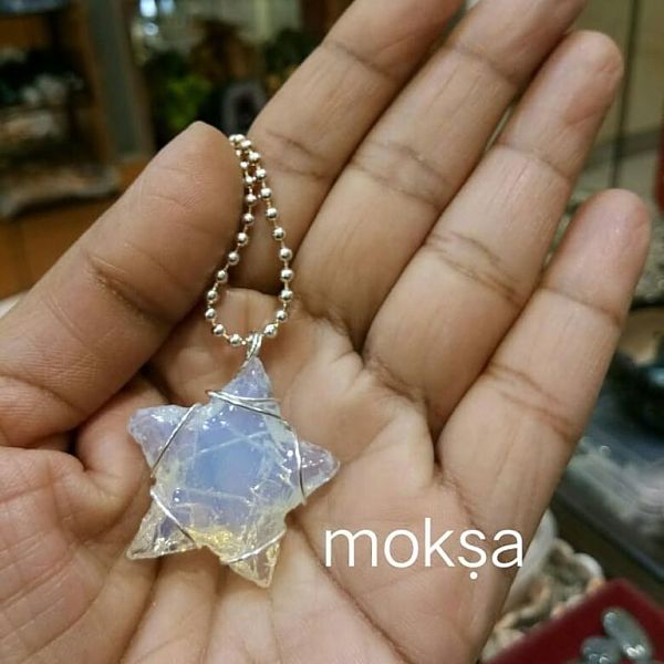 Opalite Star Pendant