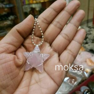 rose-quartz-star-pendant-1pc