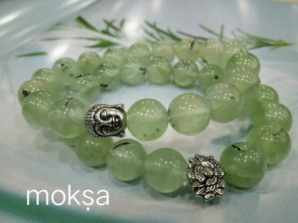 Prehnite bracelet