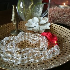 Clear quartz jap mala