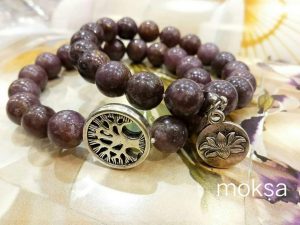 lepidolite bracelet