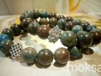 Chrysocolla 10mm round bracelet