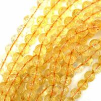 Citrine 10mm plain round