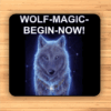 Wolf Magic Begin Now Coaster