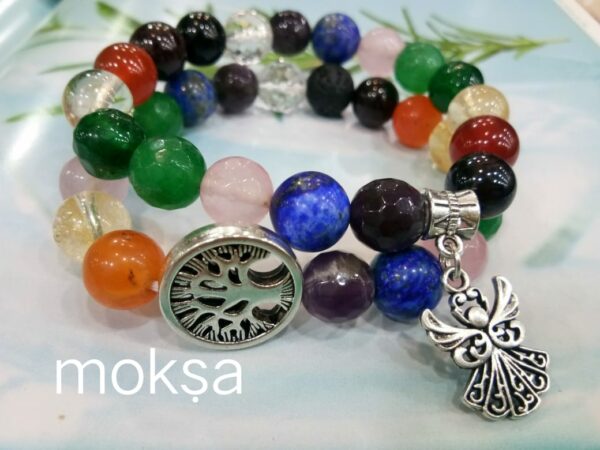 7 Chakra Diffuser Bracelet | Lava Diffuser Rocks | Savasana – Harmonize  Your Chakras