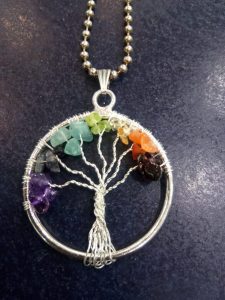 7 Chakra Tree of Life Pendant