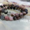 Rhodonite round Faceted 8mm