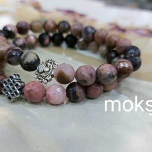 rhodonite-round-faceted-bracelet-8mm-beads-1pc