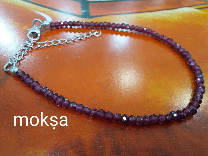 garnet 3mm faceted