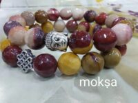 mookaite jasper 10mm faceted round bracelet