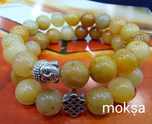 yellow aventurine 10mm round beads bracelet