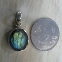 labradorite pendant in 925 silver
