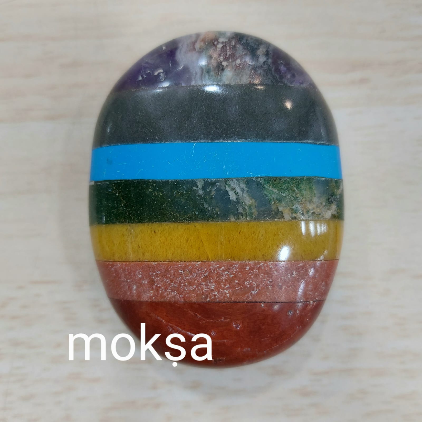 7 chakra palmstone