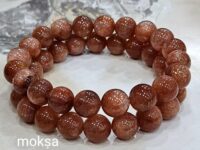 Sunstone Crystal Bracelet - AAAAA - round - 1pc