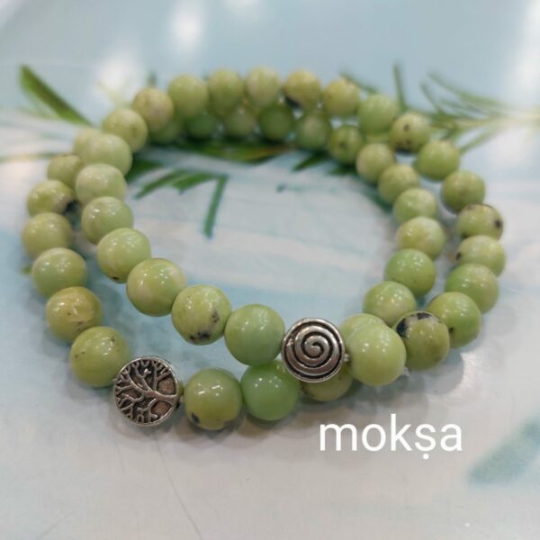 Semi Precious Stone Natural Crystal Green Chrysoprase Faceted Bracelet -  China Chrysoprase and Natural Crystal Bracelet price | Made-in-China.com