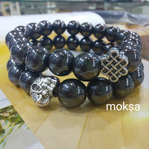 Magnetite 10mm rounded bracelet