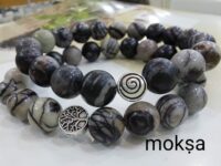 Spider Web Jasper Bracelet