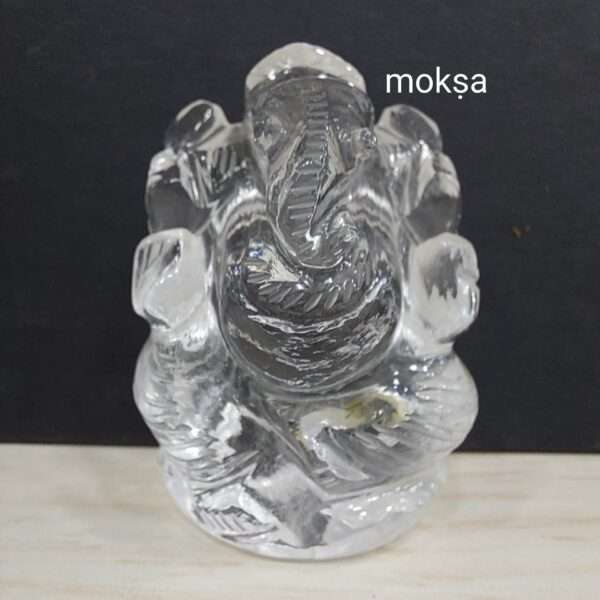 Clear Quartz Ganesha 62gms