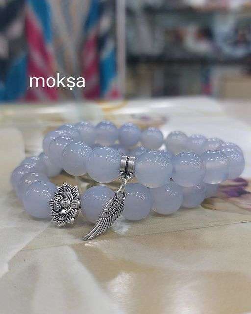 Blue Chalcedony bracelet