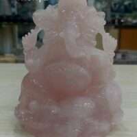 Rose quartz ganesha 1450
