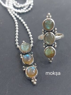 lustrous-labradorite-ring-and-pendant-combo-silver-chain-not-included