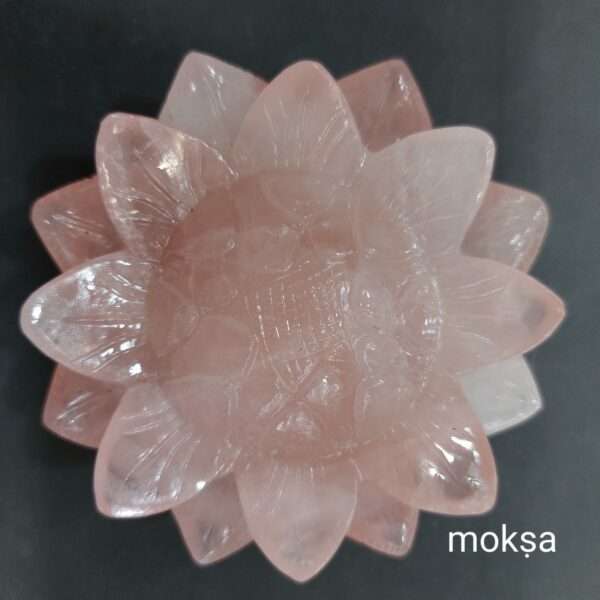 Rose quartz Lotus 1