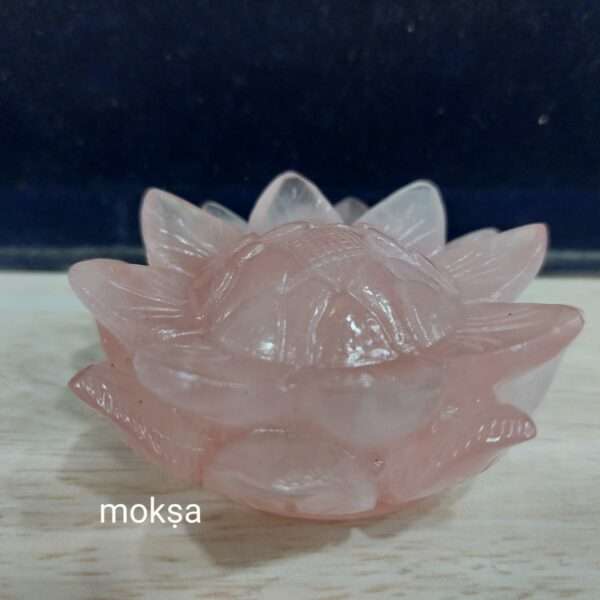 Rose quartz lotus 2