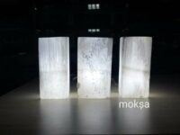 White Selenite lamp - 1pc (Cuboid)