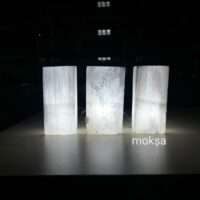White Selenite lamp - 1pc (Cuboid)