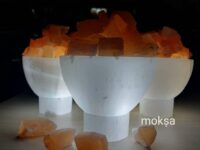 Selenite Bowl Lamp