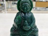 Green Aventurine Buddha - Exquisite carving