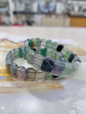 multi-fluorite-bracelet-oval-faceted-1pc