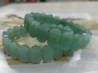 Jade bracelet - oval faceted - 1pc