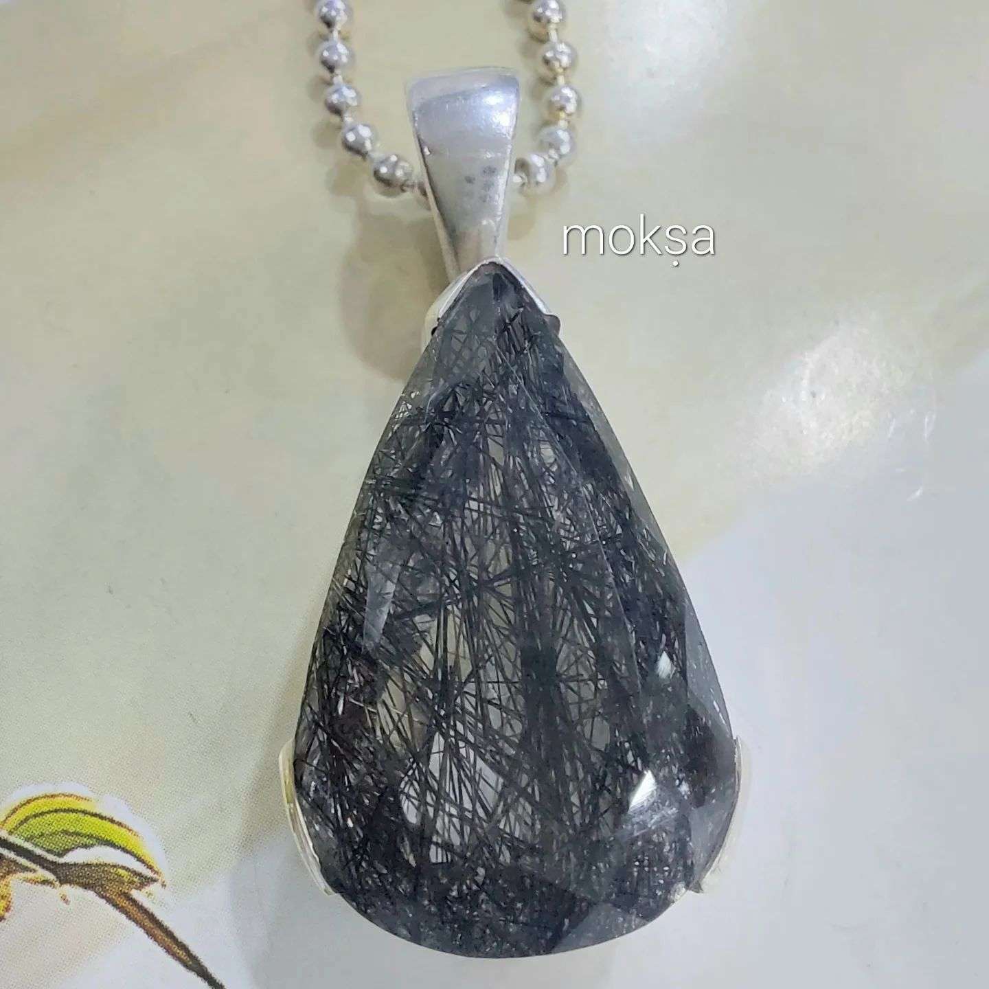 Tourmalated best sale quartz pendant